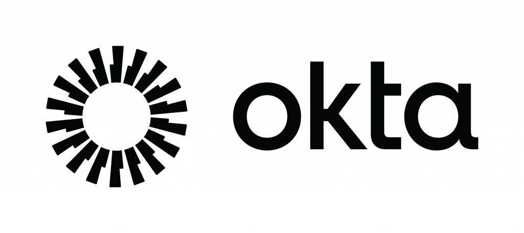 Okta_Aura Lockup_Black_CMYK