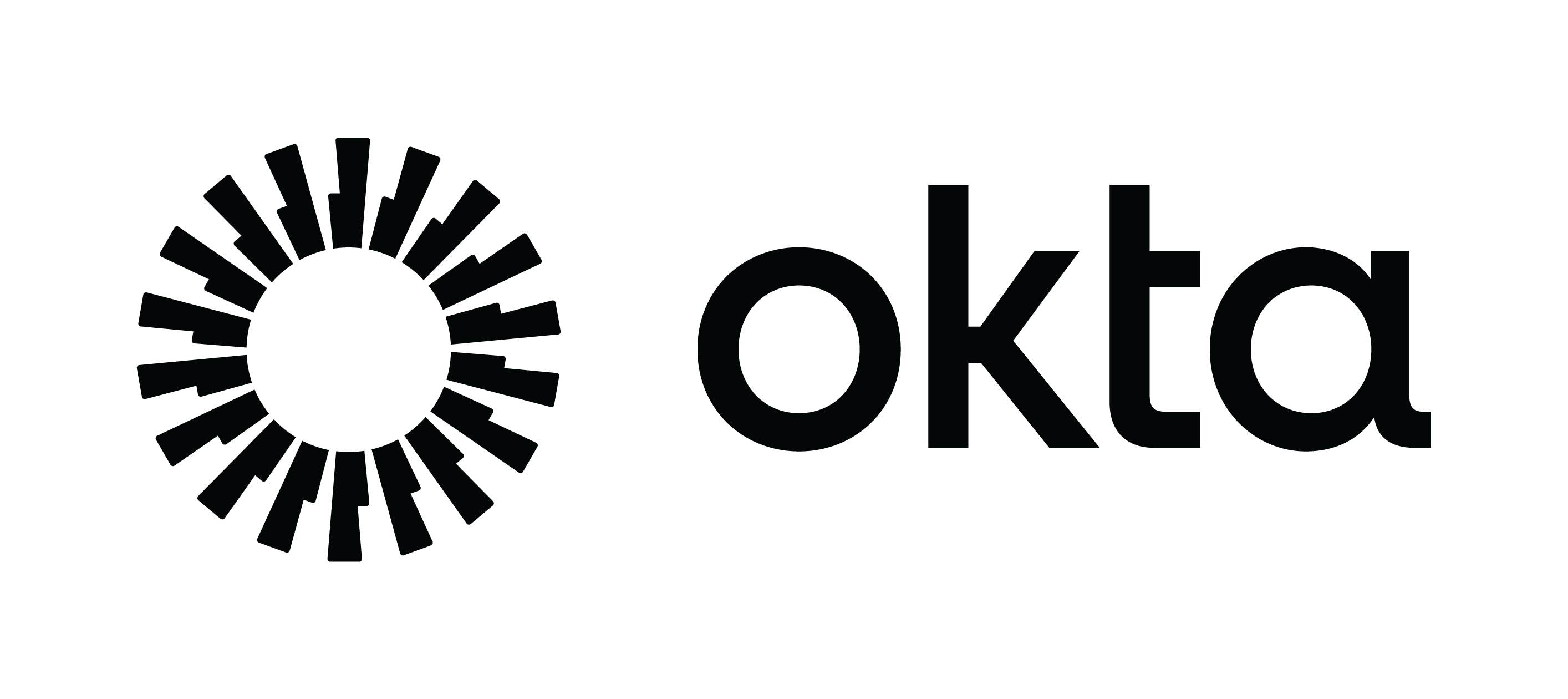 Okta_Aura Lockup_Black_CMYK