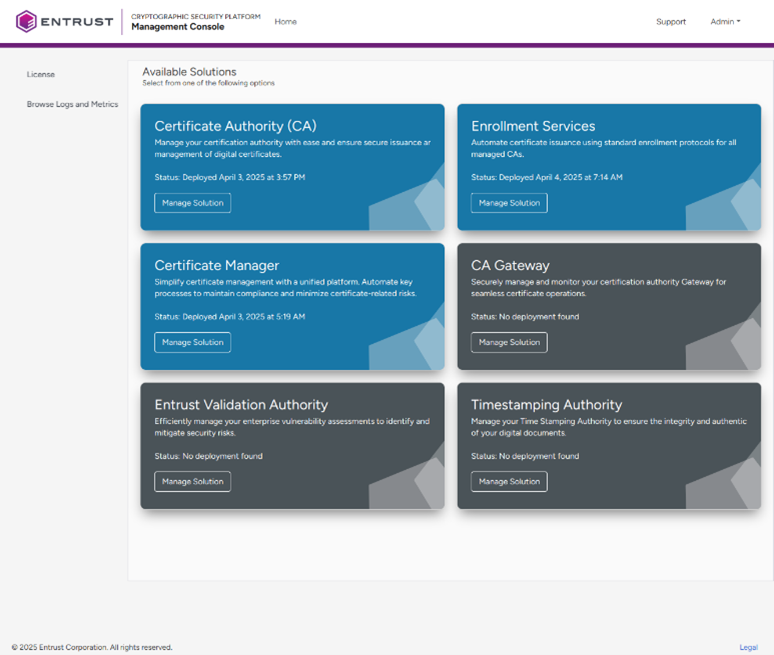 CSP_すべてのPKIシステムコンポネントをオールインワンで管理