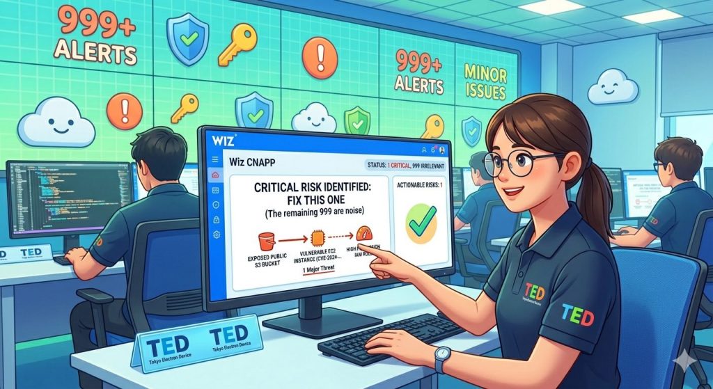 CNAPP/ Wizの使用イメージ図