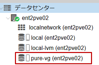 共有ストレージ(LVM)作成と登録の流れの図6