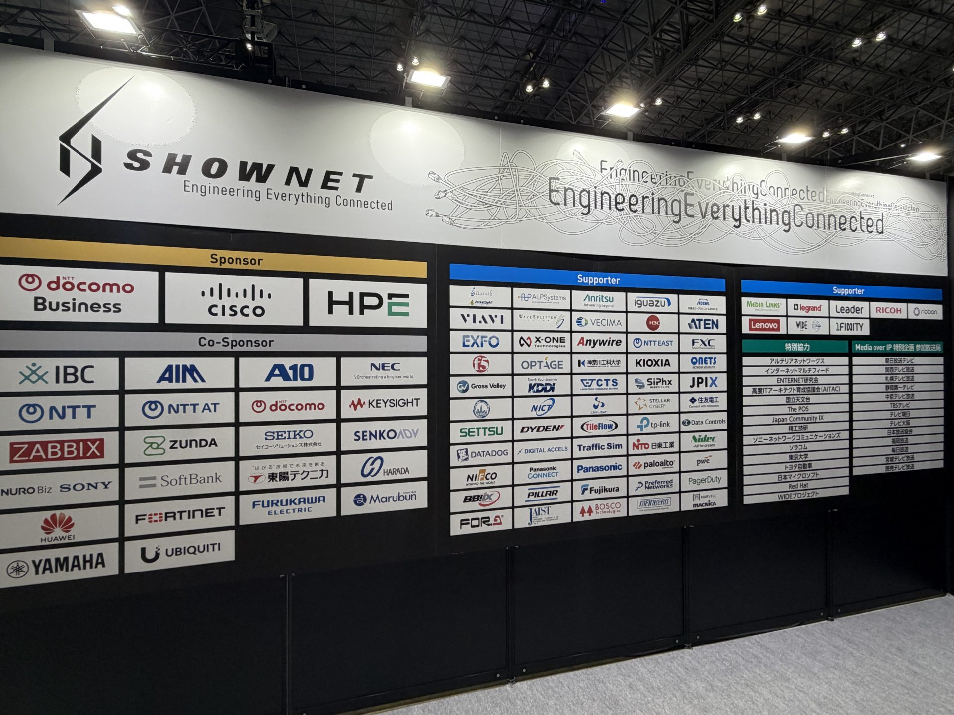 Shownet協力企業一覧